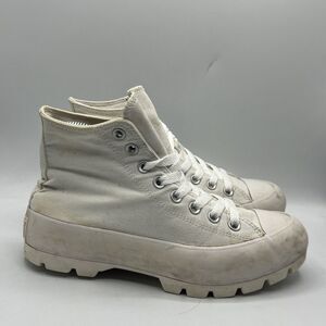 Converse Chuck Taylor All Star Women Size 8.5 571211C High Lugged Platform White